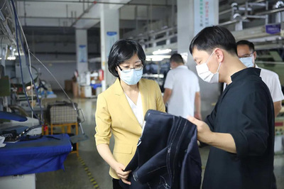 王彩蓮到甌北烏牛開展“三服務”活動和疫情防控督查